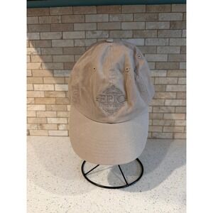 Universal Epic Universe Beige Dad Hat Embroidered Theme Park Logo Adjustable Cap